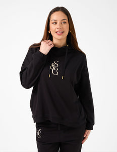 NEW! NEWPORT HOODIE BLACK WITH S+G LOGO