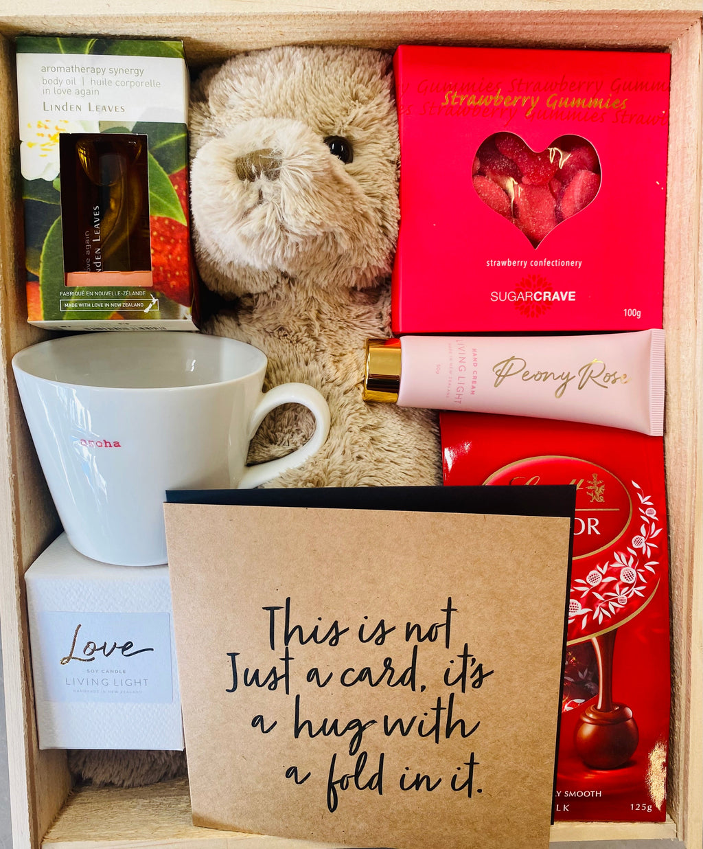Comes with a hug - Care box