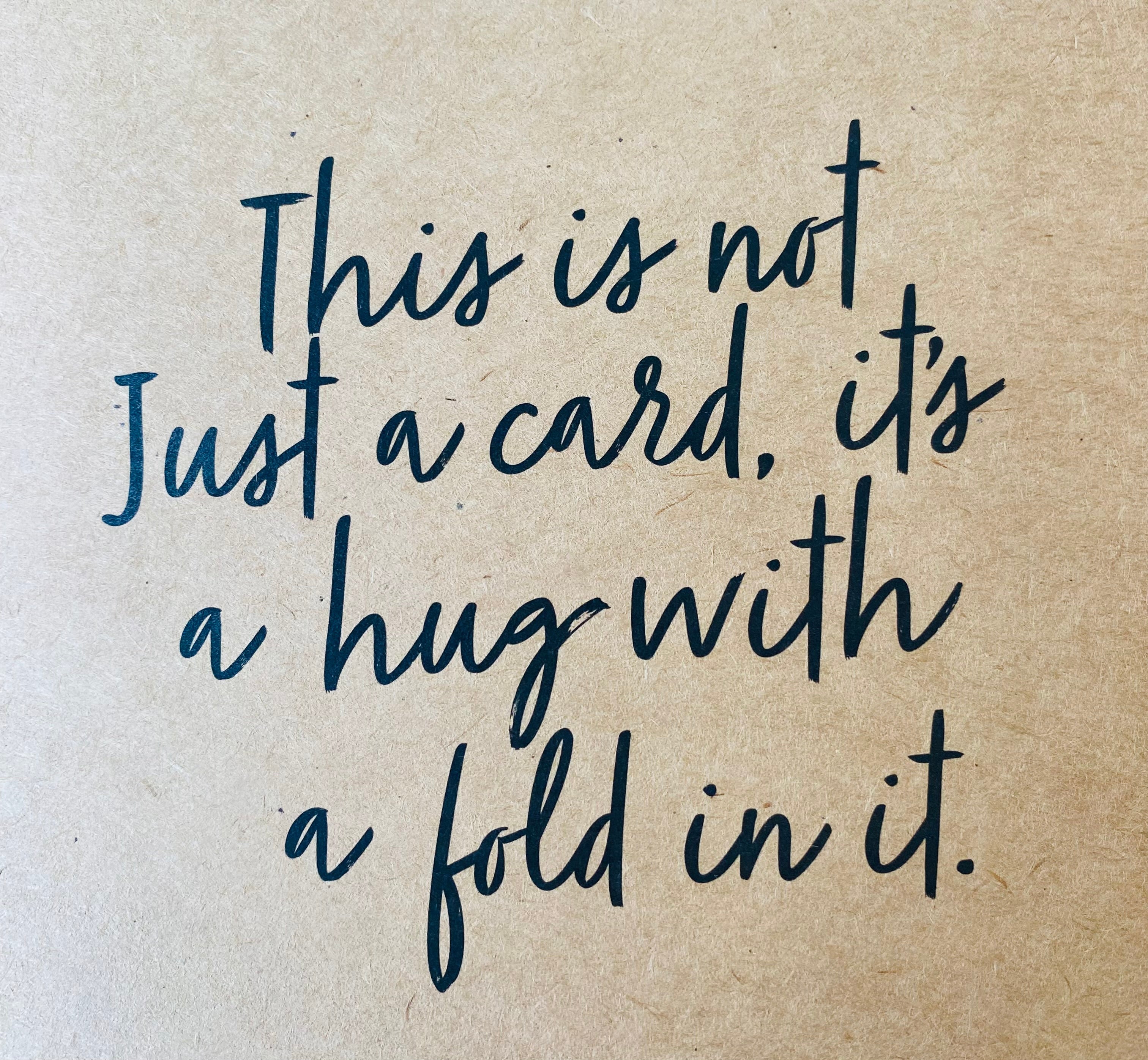 Comes with a hug - Care box