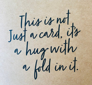 Comes with a hug - Care box