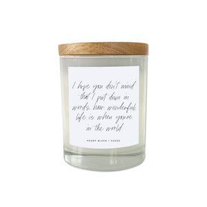 Your song candle