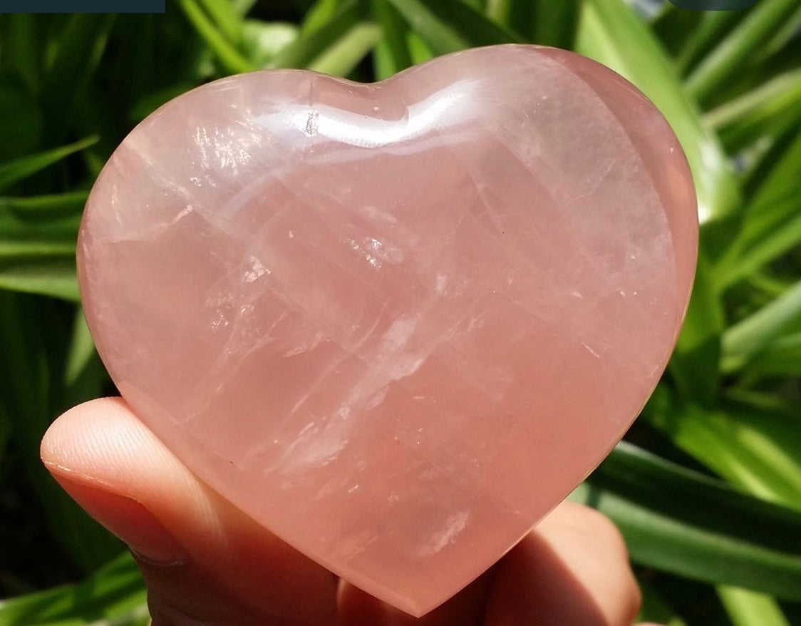 Rose Quartz Heart