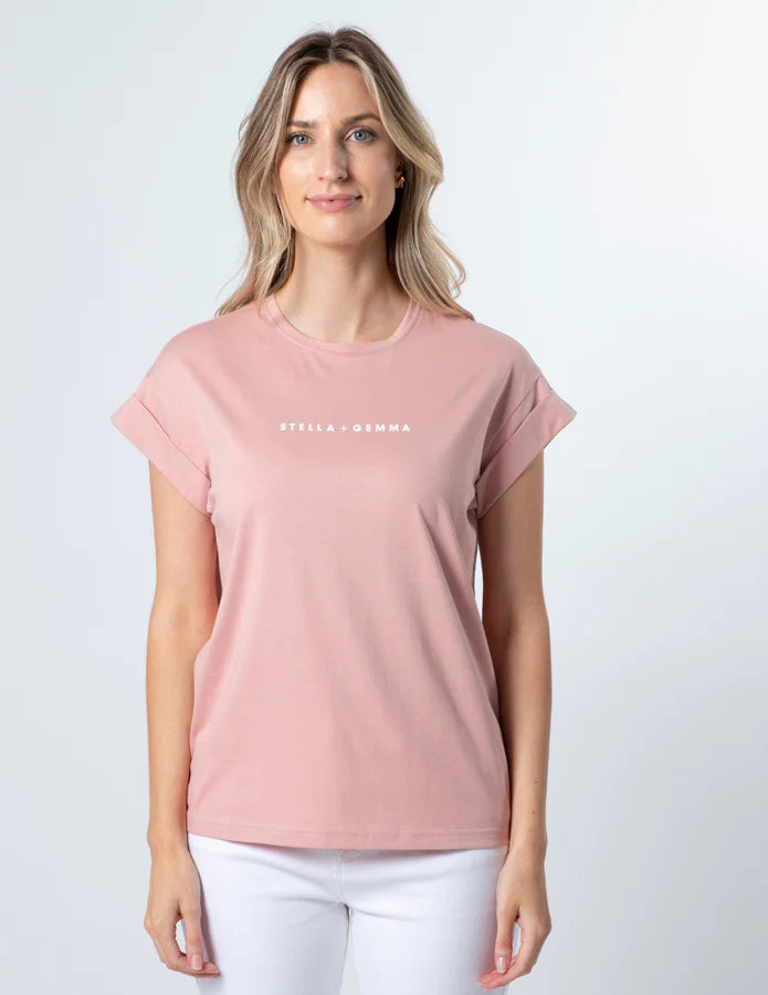 S+G with white logo t-shirt