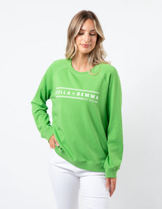 Pear S+G logo sweater