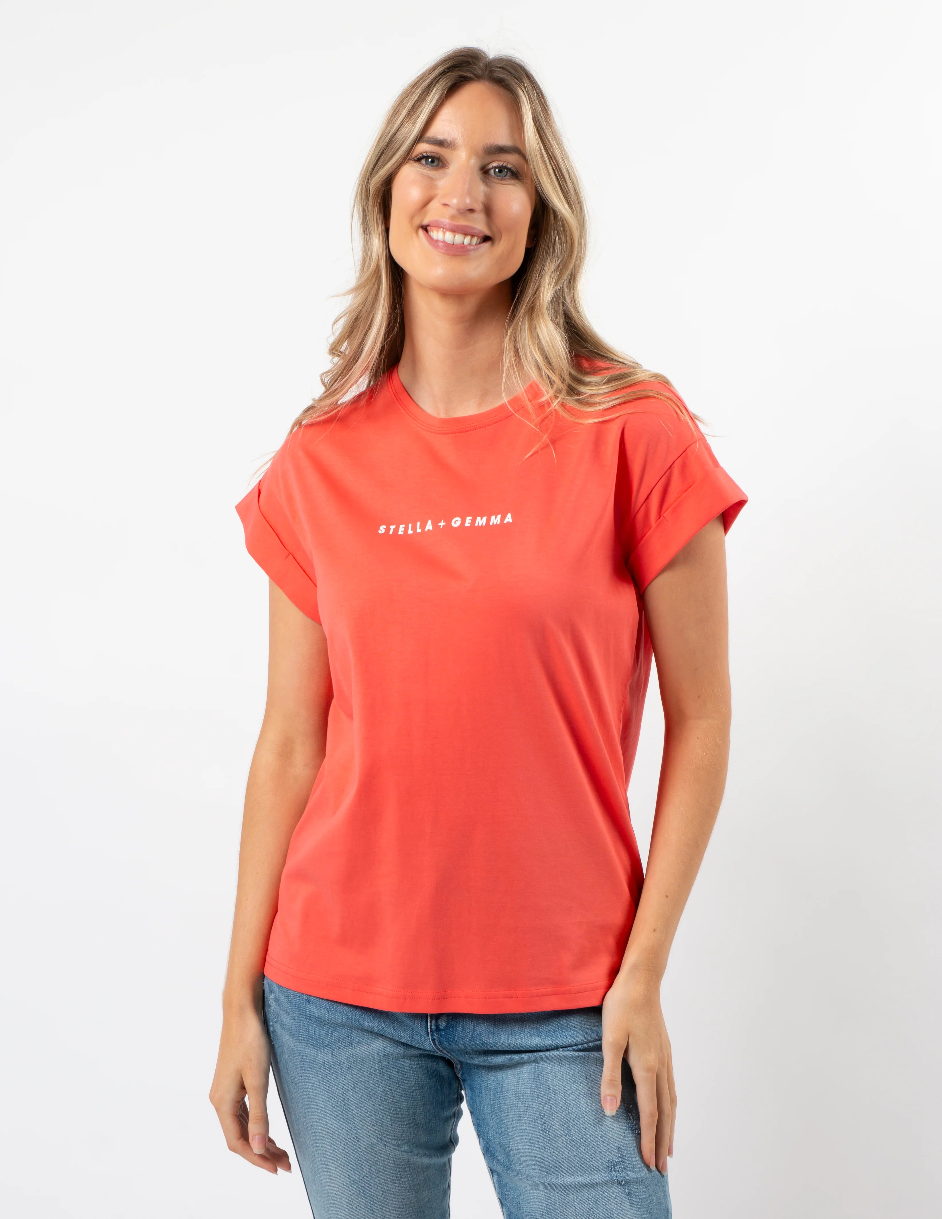 S+G with white logo t-shirt