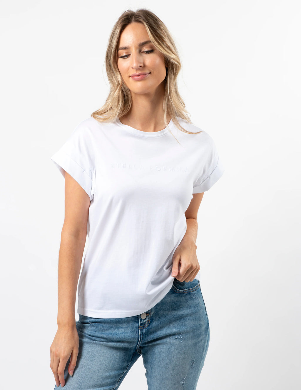 S+G Embossed T-shirt