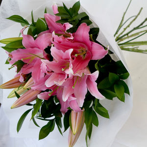 Pink Lily Bouquet